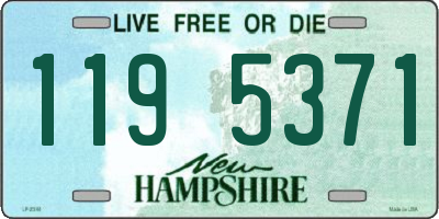 NH license plate 1195371