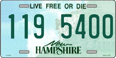 NH license plate 1195400