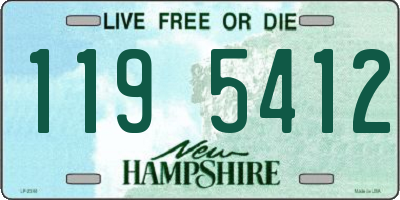 NH license plate 1195412