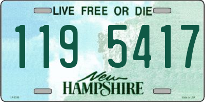 NH license plate 1195417