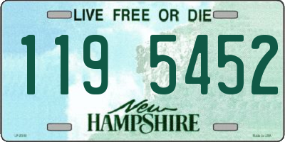 NH license plate 1195452