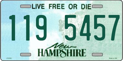 NH license plate 1195457