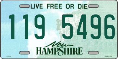 NH license plate 1195496