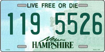 NH license plate 1195526