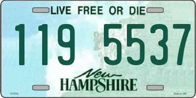 NH license plate 1195537