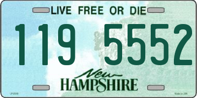 NH license plate 1195552