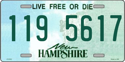 NH license plate 1195617