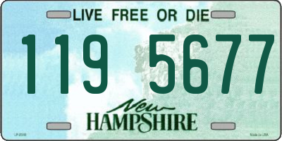 NH license plate 1195677
