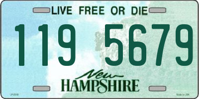NH license plate 1195679