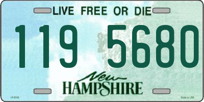 NH license plate 1195680