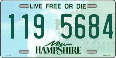 NH license plate 1195684