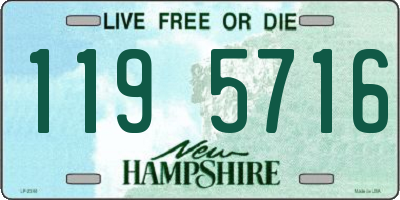 NH license plate 1195716