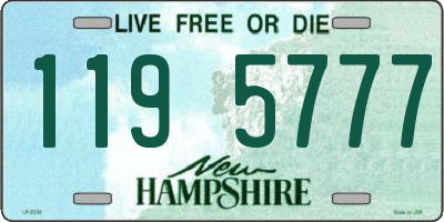 NH license plate 1195777