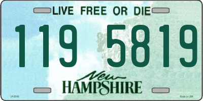 NH license plate 1195819