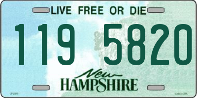 NH license plate 1195820