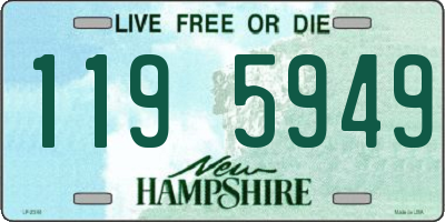 NH license plate 1195949