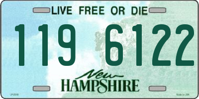 NH license plate 1196122