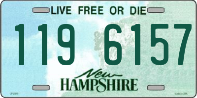 NH license plate 1196157