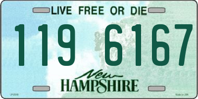 NH license plate 1196167