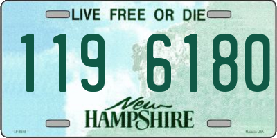 NH license plate 1196180