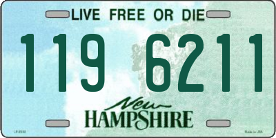 NH license plate 1196211