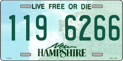 NH license plate 1196266