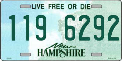 NH license plate 1196292