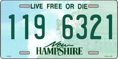 NH license plate 1196321