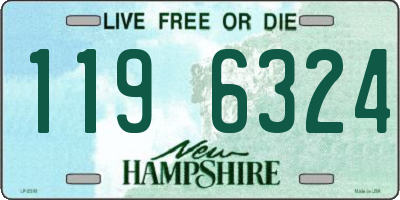 NH license plate 1196324