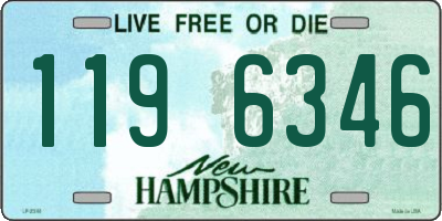 NH license plate 1196346