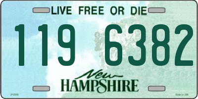 NH license plate 1196382