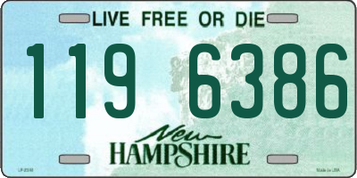 NH license plate 1196386