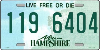 NH license plate 1196404
