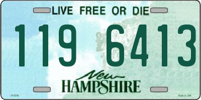 NH license plate 1196413