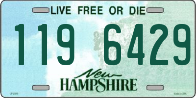 NH license plate 1196429