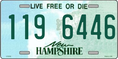 NH license plate 1196446