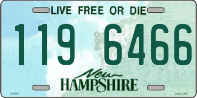 NH license plate 1196466