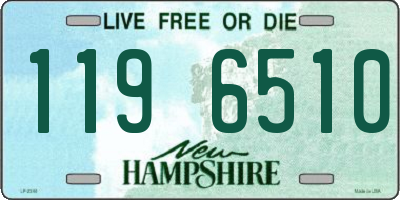 NH license plate 1196510
