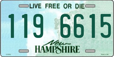 NH license plate 1196615