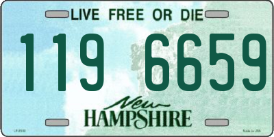 NH license plate 1196659