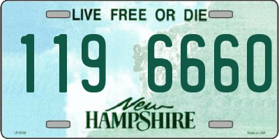 NH license plate 1196660