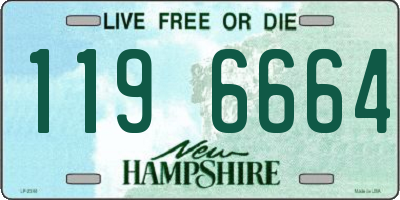 NH license plate 1196664
