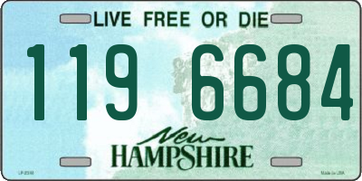 NH license plate 1196684