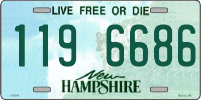 NH license plate 1196686