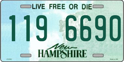 NH license plate 1196690