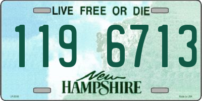 NH license plate 1196713