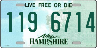 NH license plate 1196714