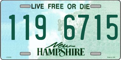 NH license plate 1196715