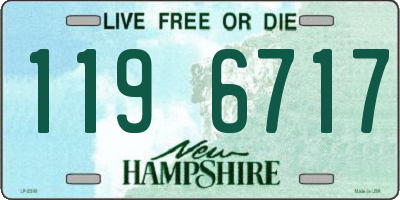 NH license plate 1196717