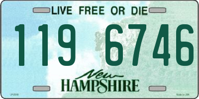 NH license plate 1196746